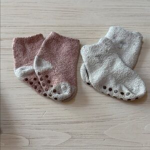 GAP Pink and Ivory Baby Socks